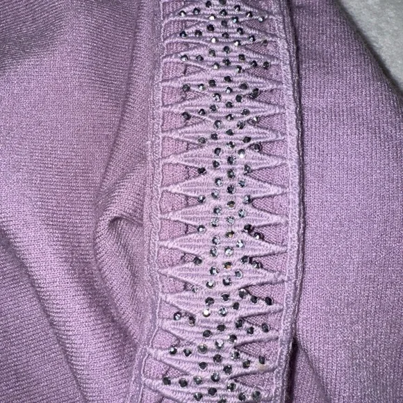 💜Vila Milano Lavender Sweater Size M💜 - Picture 3 of 4